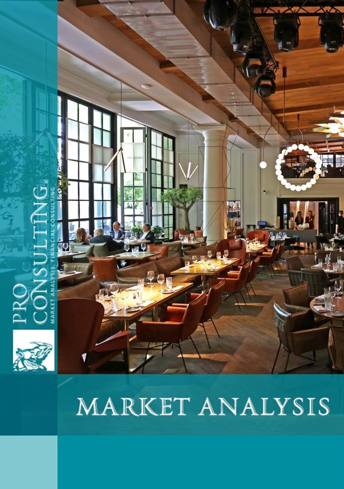 Market research report on national cuisine restaurants in London, UK. 2022 year